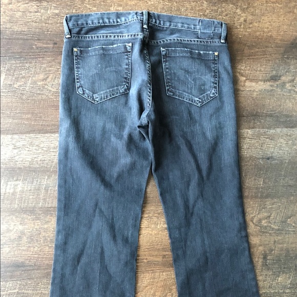 Gold Sign Passion Cotton Blend Flare Leg Jeans - Picture 5 of 8